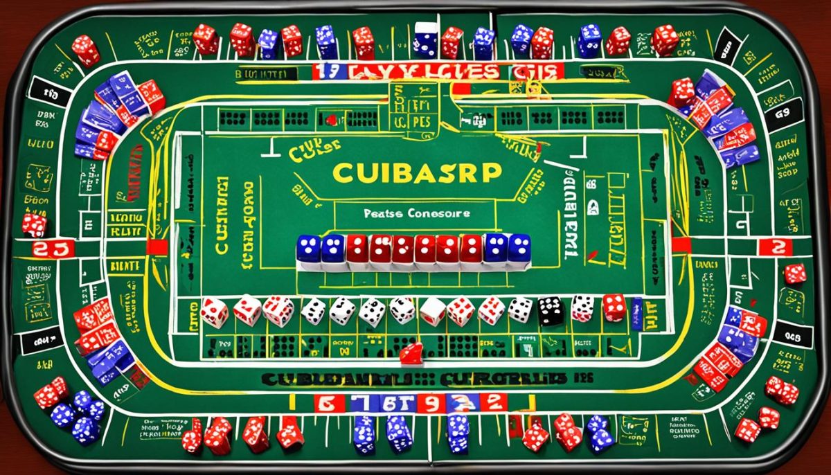 craps table layout